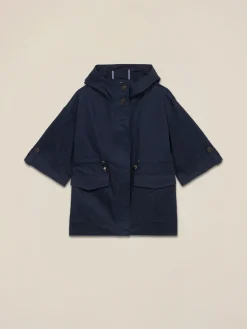 Parka over in cotone con cappuccio
