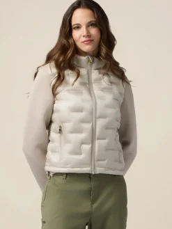 Piumino boxy lightweight combinato