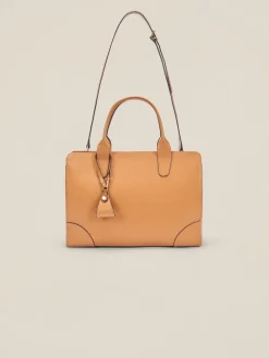 Tote bag in vera pelle