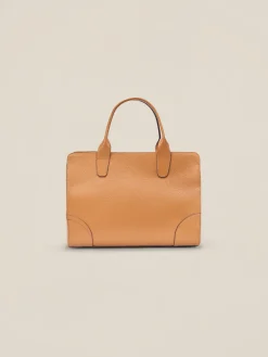 Tote bag in vera pelle
