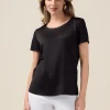 T-shirt bimaterica