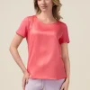 T-shirt bimaterica