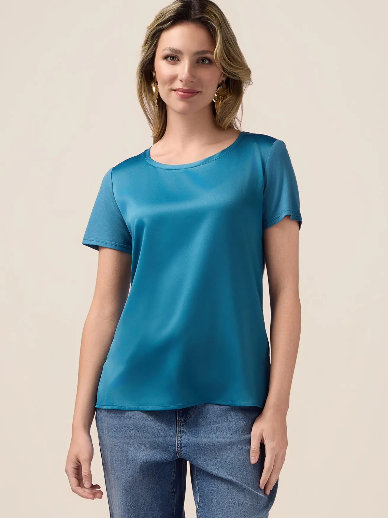 T-shirt bimaterica
