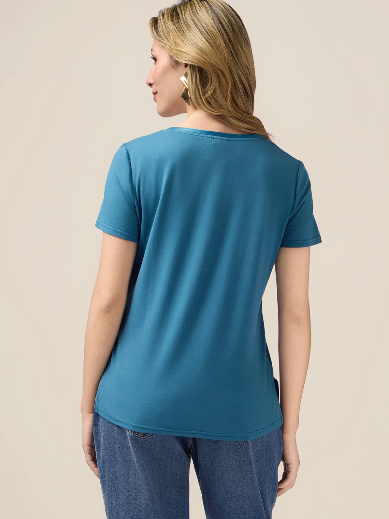 T-shirt bimaterica