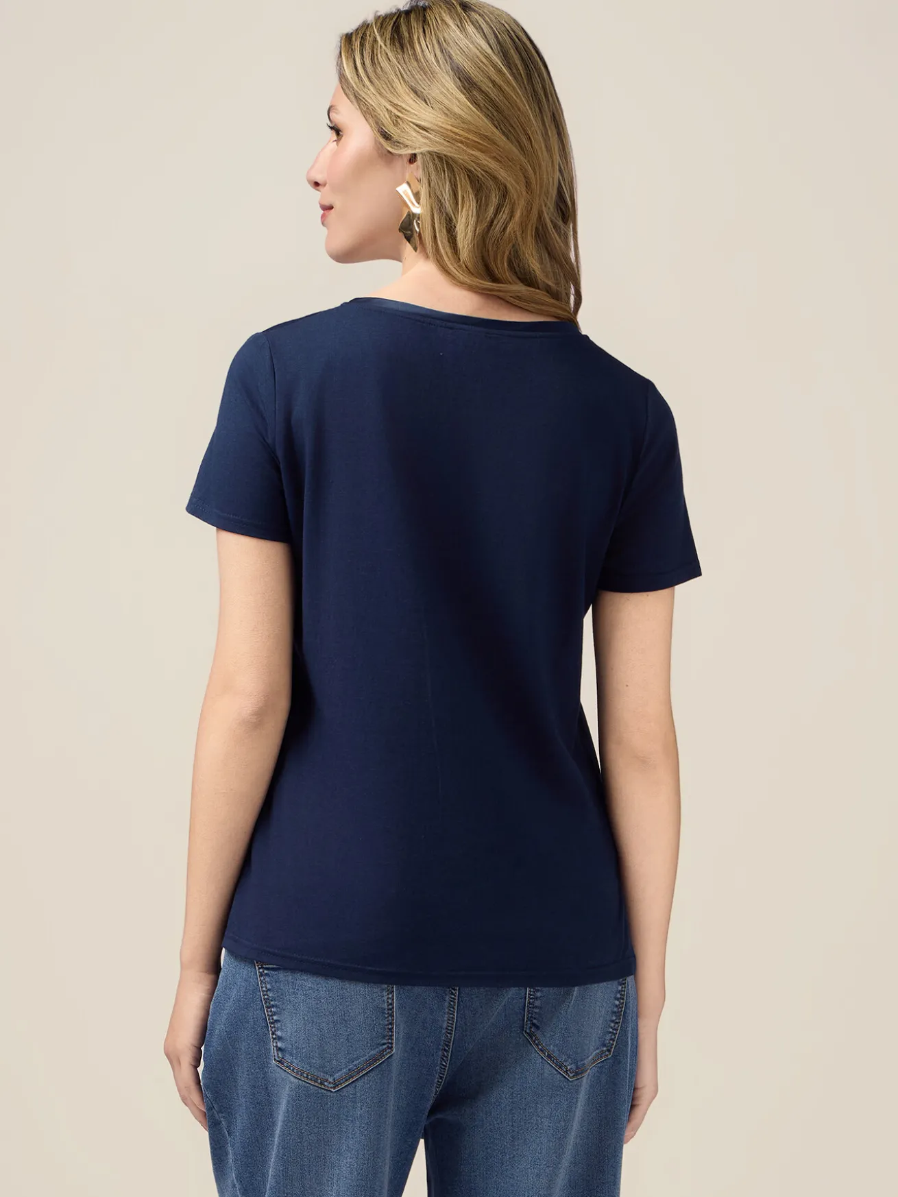 T-shirt bimaterica