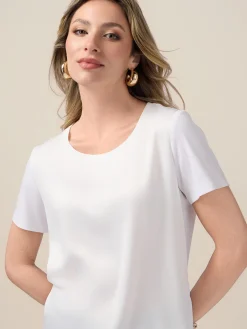 T-shirt bimaterica