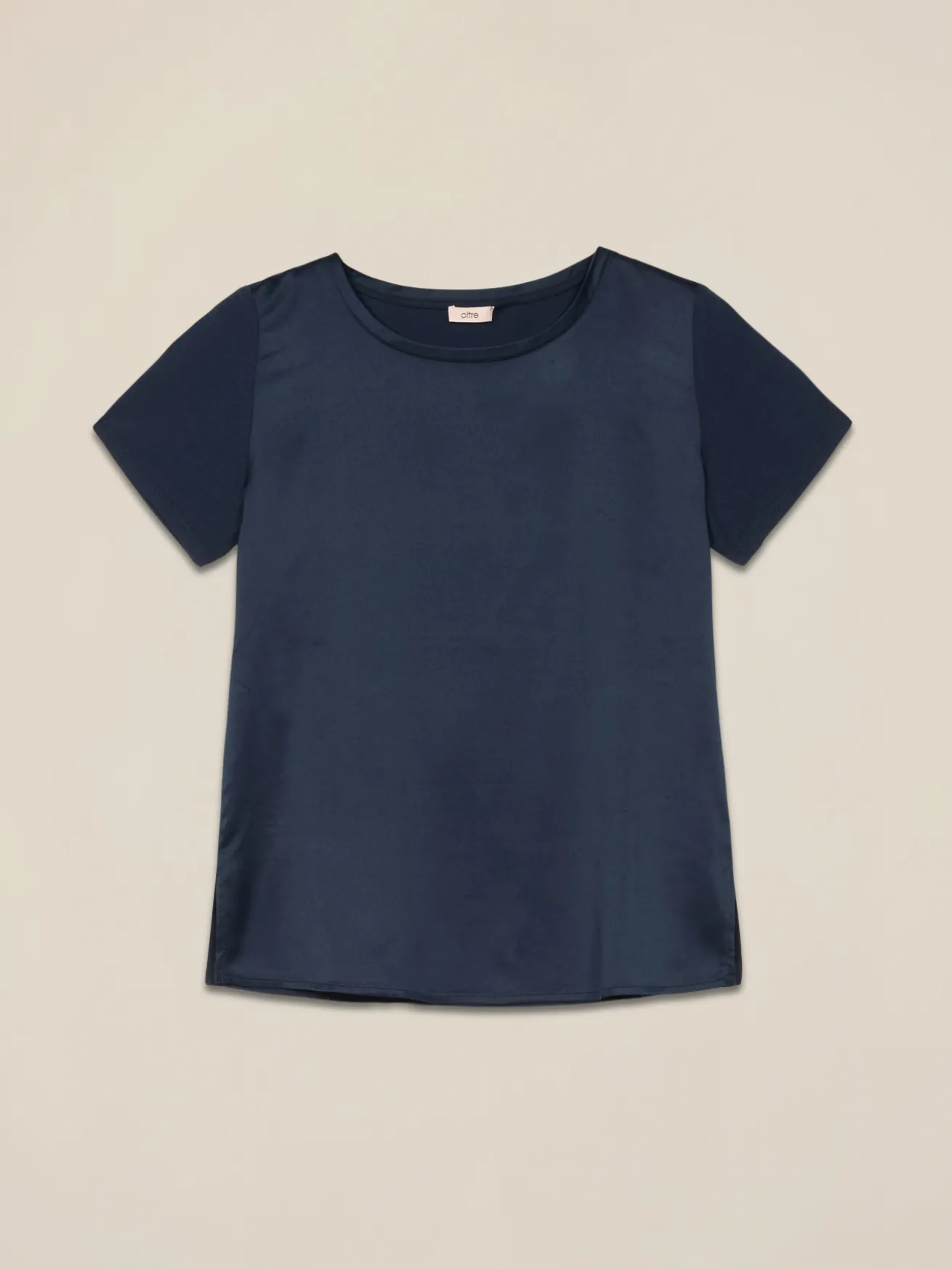 T-shirt bimaterica