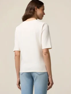 T-shirt con ricamo gioiello