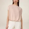 T-shirt drappeggiata
