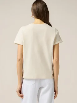 T-shirt in cotone con applicazioni