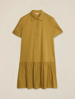 Vestito chemisier con balza