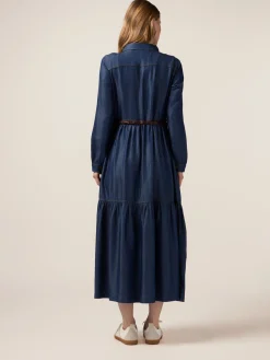 Vestito chemisier in tencel