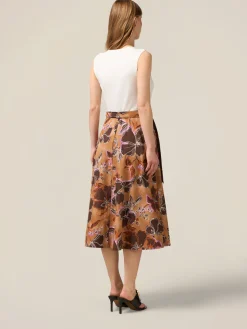 Vestito flare combinato con fusciacca