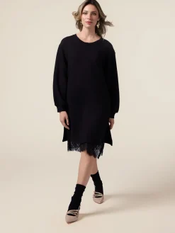 Vestito in felpa con sottoveste