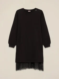 Vestito in felpa con sottoveste
