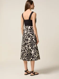 Vestito midi combinato
